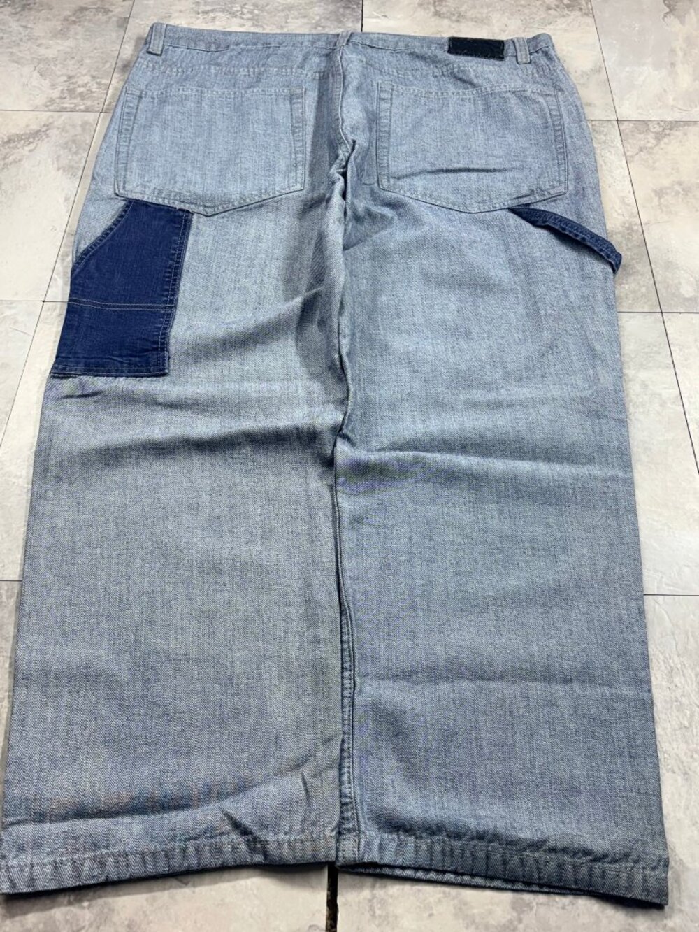 King Maker Baggy Jeans 44x30 Side Panel Y2K